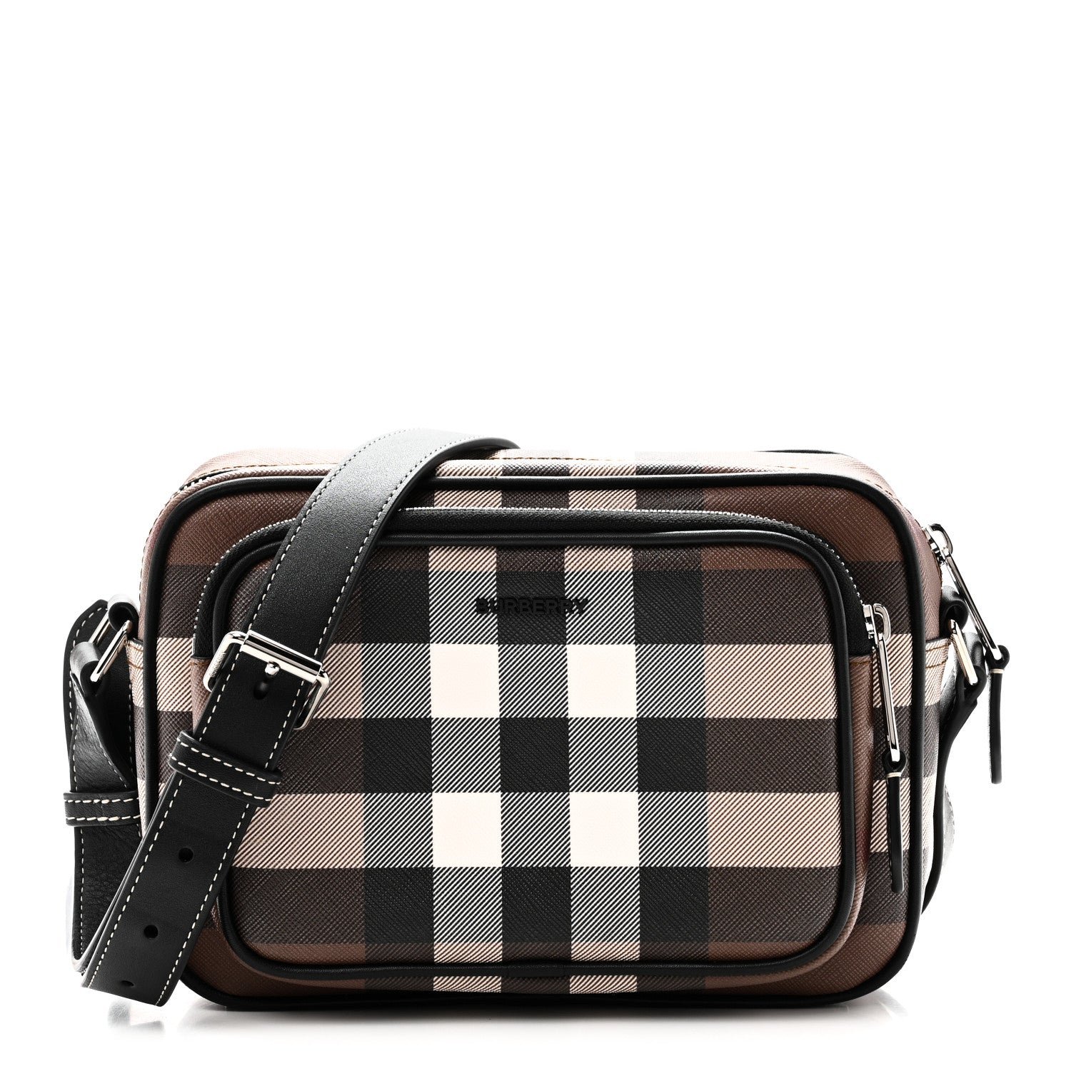 Burberry Canvas Check Paddy Messenger Birch Brown