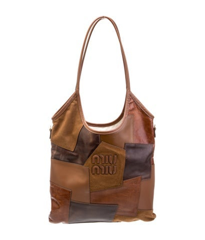 Miu Miu Miu Leather Patchwork Ivy