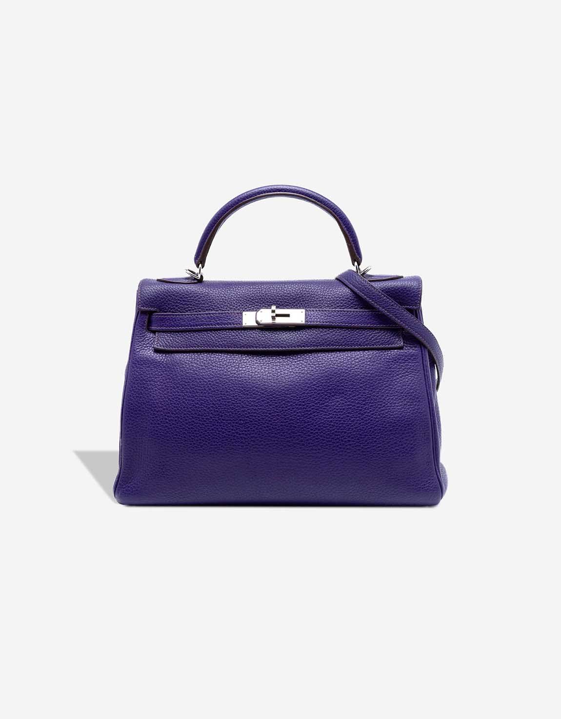 Hermes 
		Kelly 32 Clémence Ultraviolet    