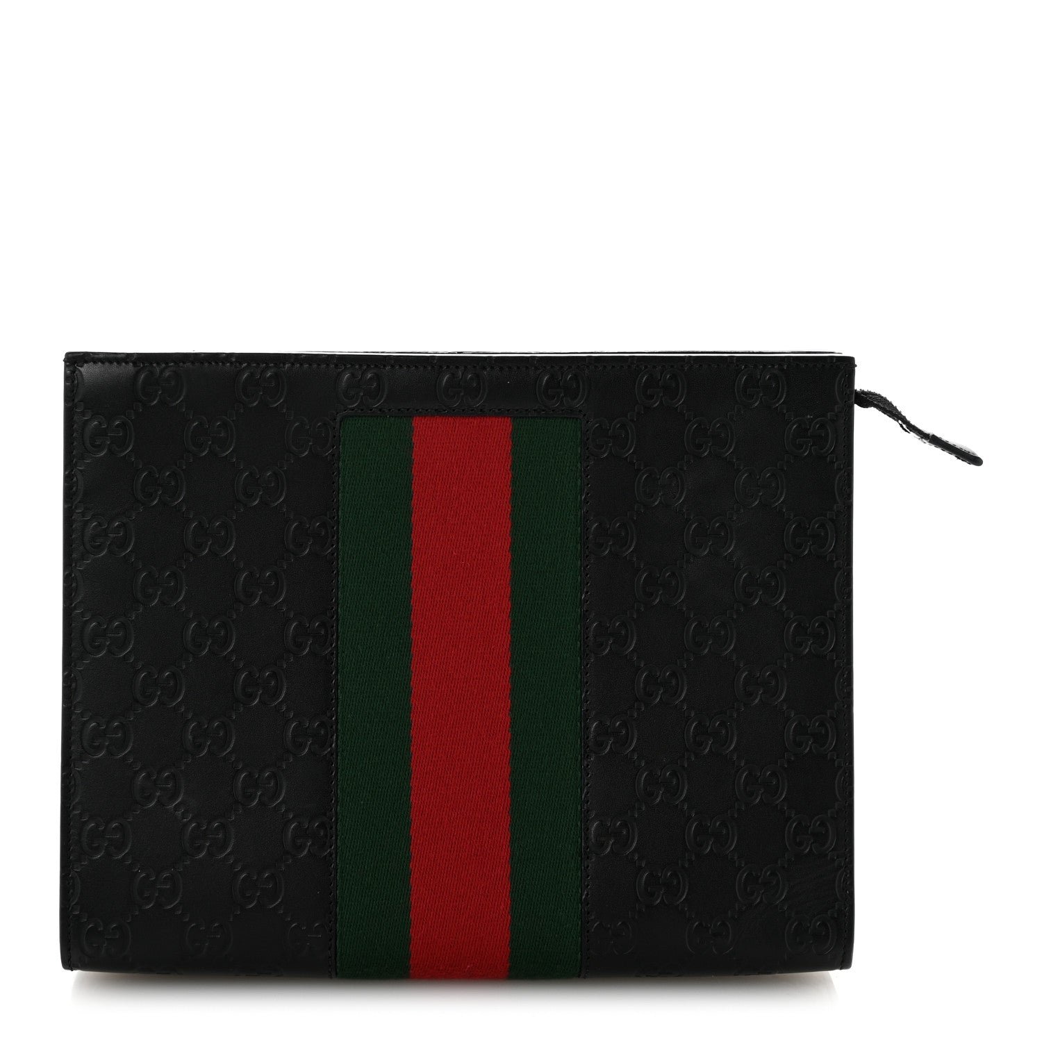 Gucci Guccissima Signature Web New Web Cosmetic Case Black