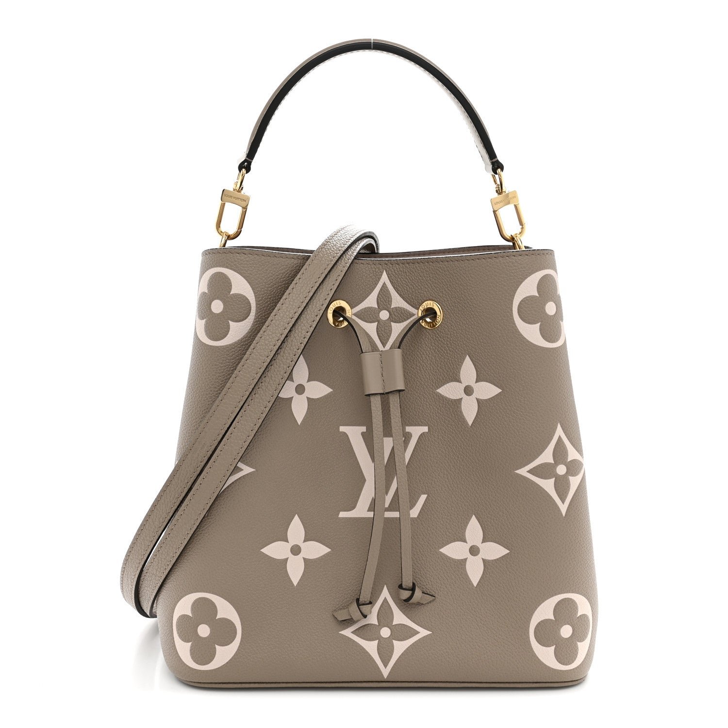 Louis Vuitton Empreinte Monogram Giant Neonoe MM Tourterelle Creme