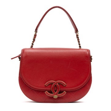 Leather Coco Flap Messenger