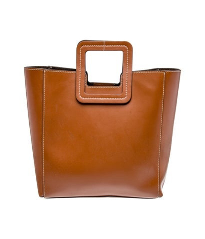 Staud Leather Top Handle Bag
