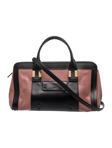 Leather Top Handle Bag