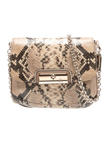 Embossed Leather Crossbody Bag