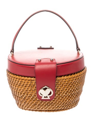 Rattan Top Handle Bag