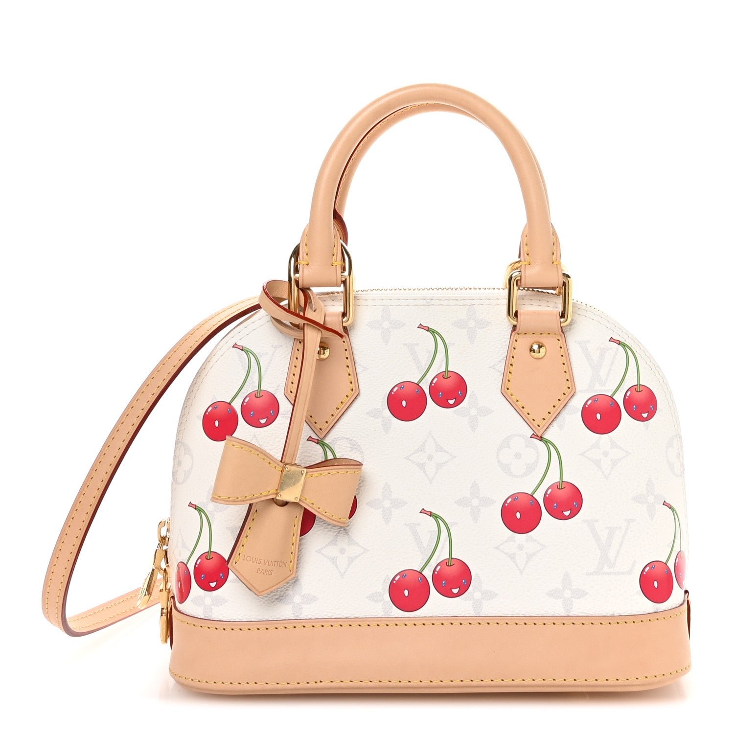 Louis Vuitton Louis Vuitton LV X TM Monogram Cerises Alma BB White