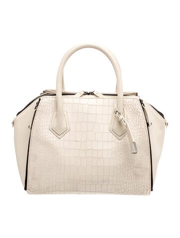 Leather Top Handle Bag