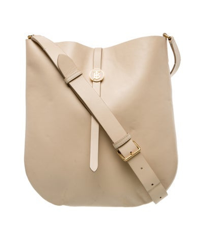 Burberry Leather Tb Anne Hobo Bag