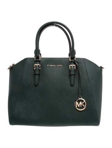 Saffiano Leather Top Handle Bag