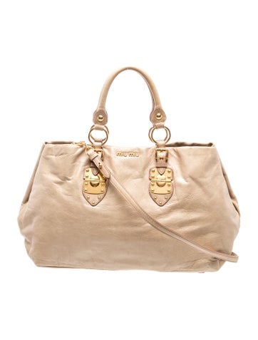 Miu Miu Leather Shoulder Bag