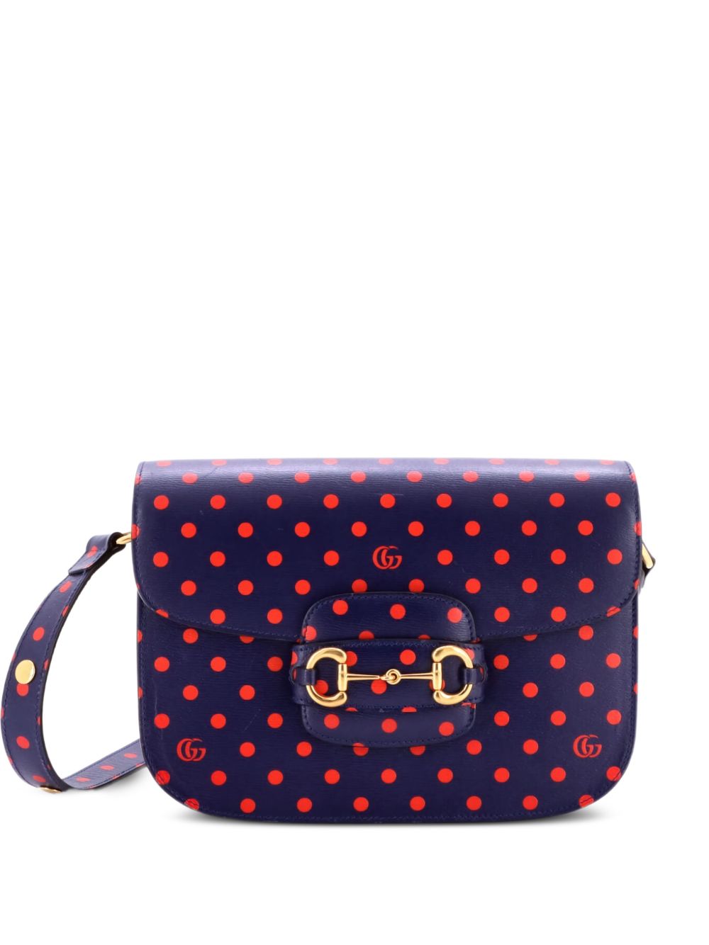 Horsebit 1955 Printed Leather Small shoulder bag
