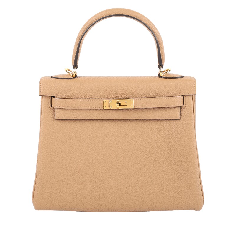 Hermes Chai Togo Retourne Kelly 25 Gold Hardware, 2022