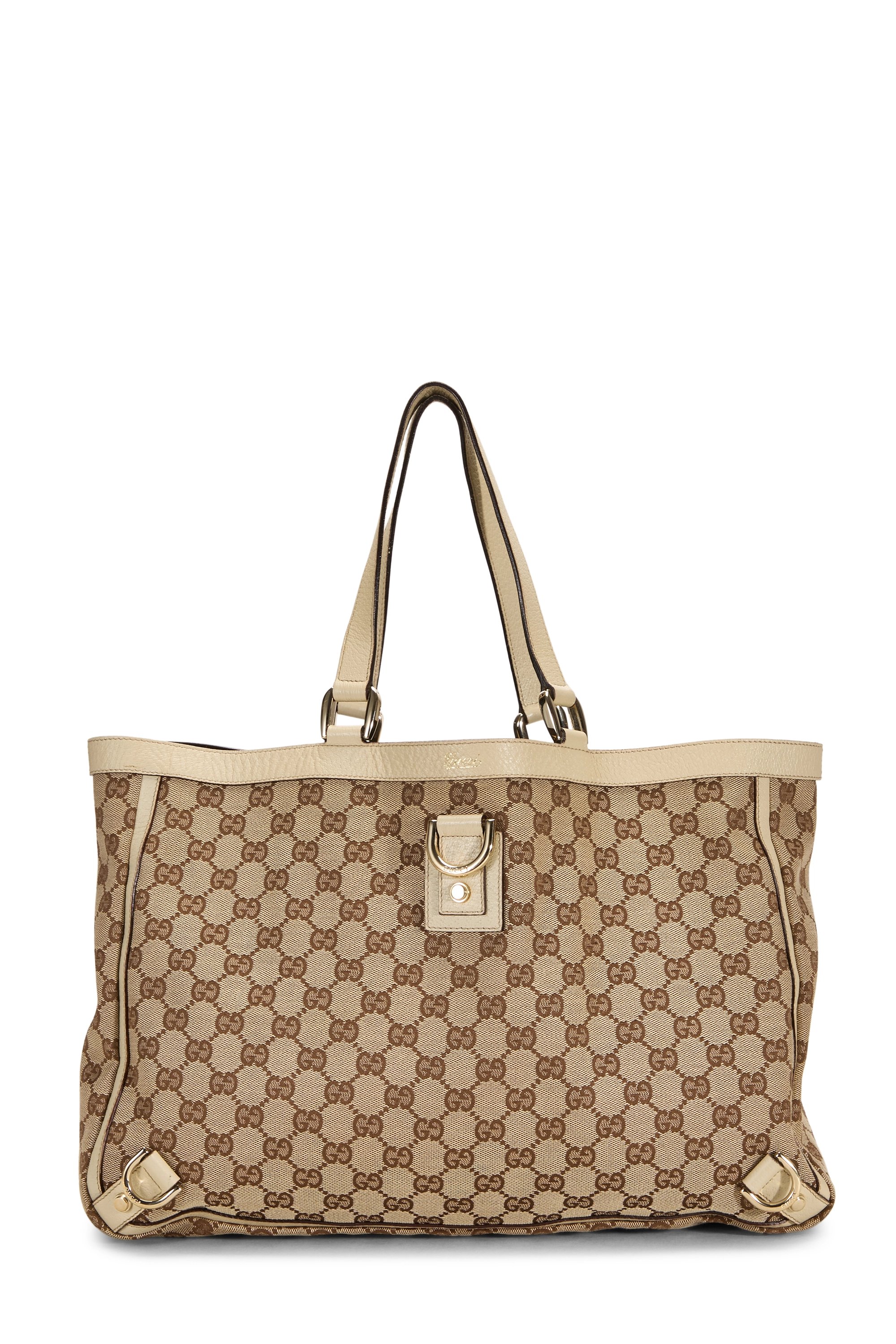 Original GG Canvas D-Ring Abbey Tote Large
