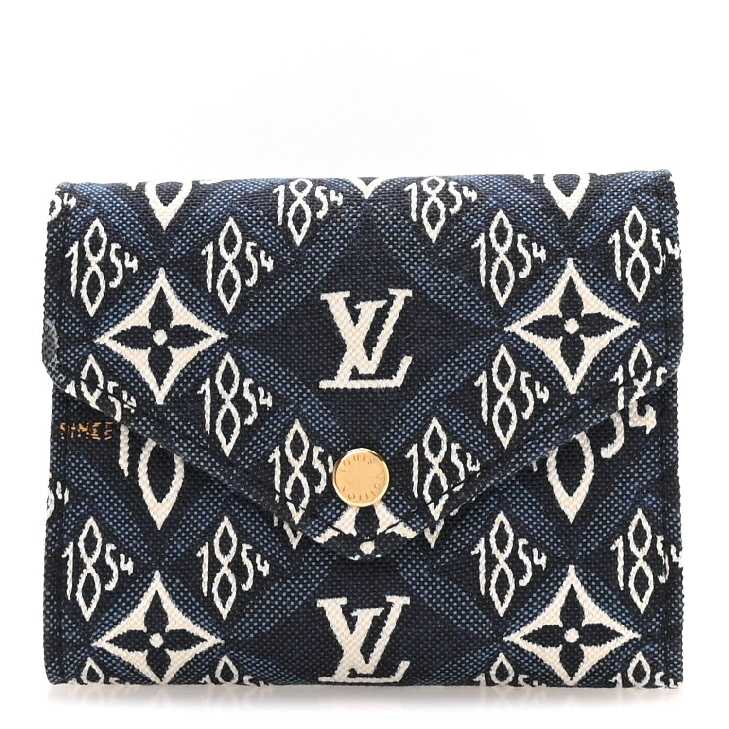 Louis Vuitton Jacquard Since 1854 Victorine Wallet Blue