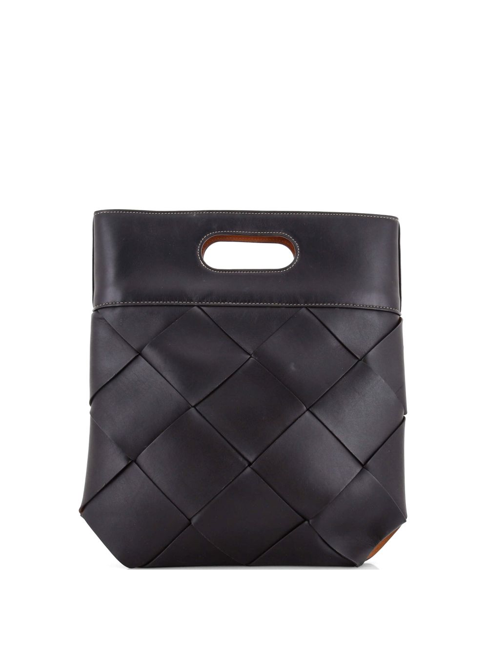 Slip Maxi Intrecciato Leather Small tote bag