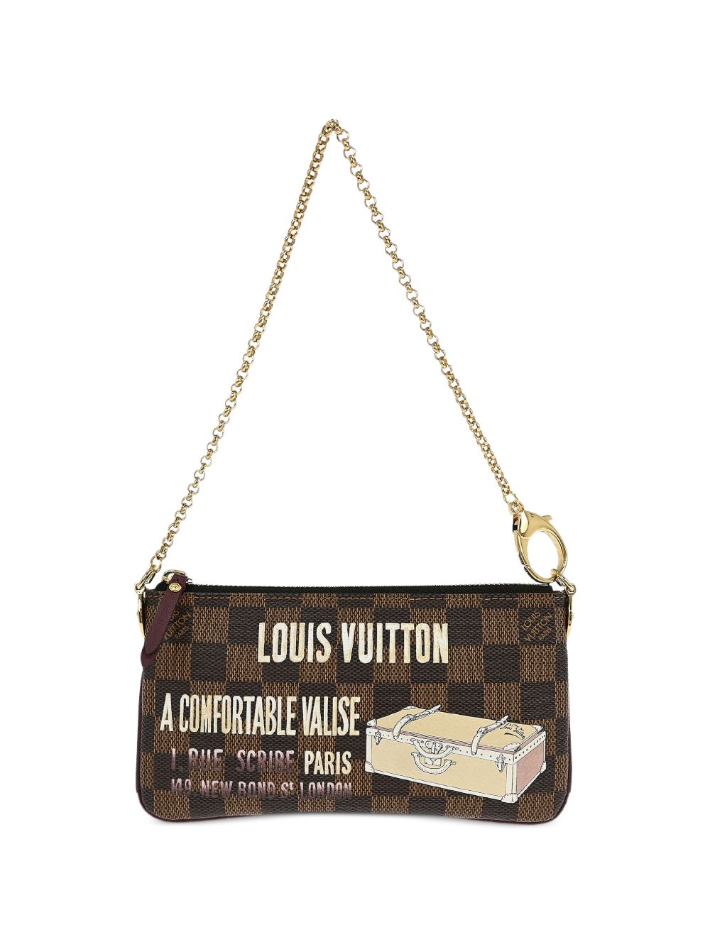 Louis Vuitton 2010 MM Damier Pochette Milla clutch bag