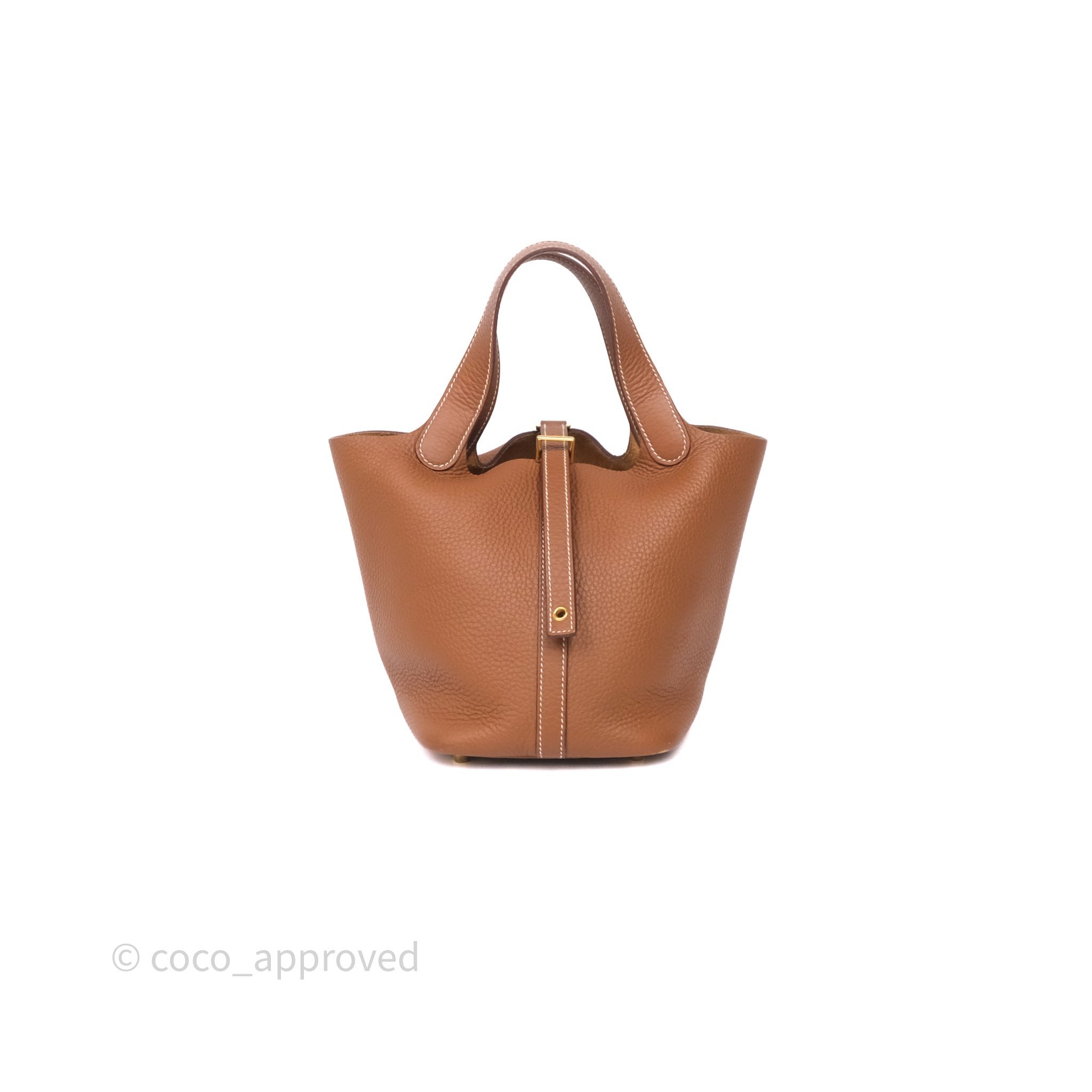Hermès Picotin 18 Gold 37 Clemence Gold Hardware