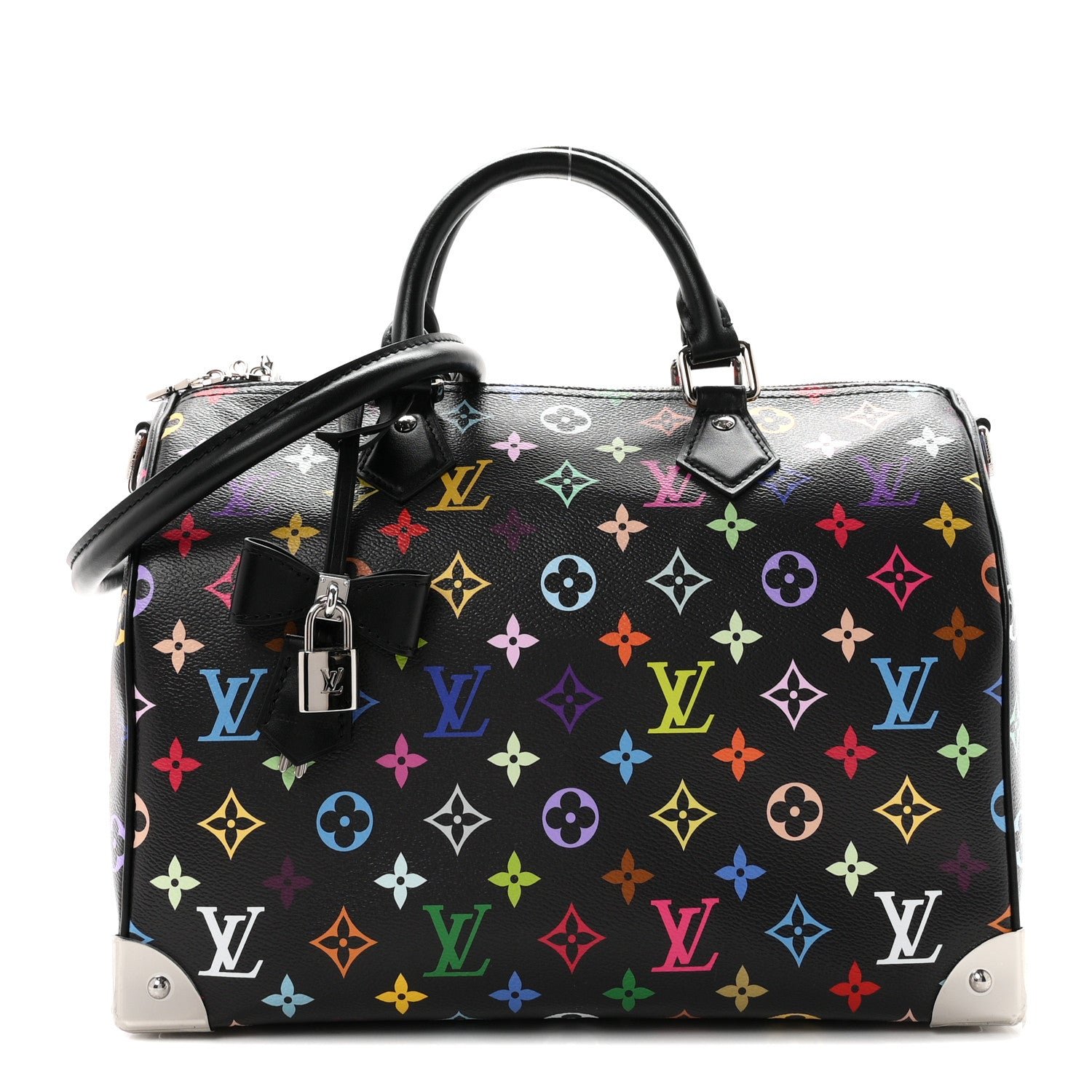 Louis Vuitton LV X TM Monogram Multicolor Speedy Soft 30 Black