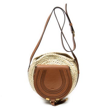 Chloe Canvas Small Marcie Basket Crossbody