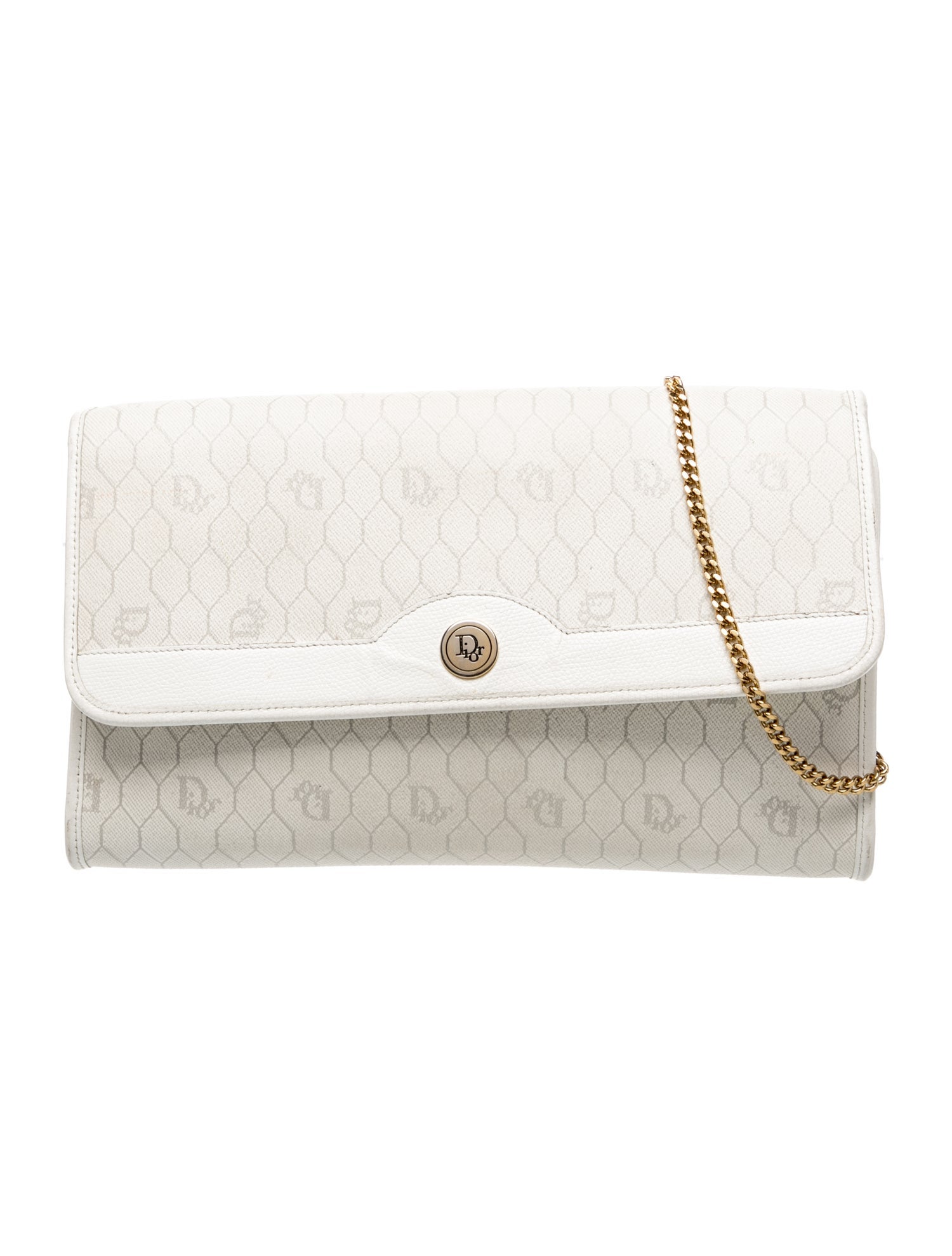 hristian Dior Vintage Honeycomb Medium Vintage