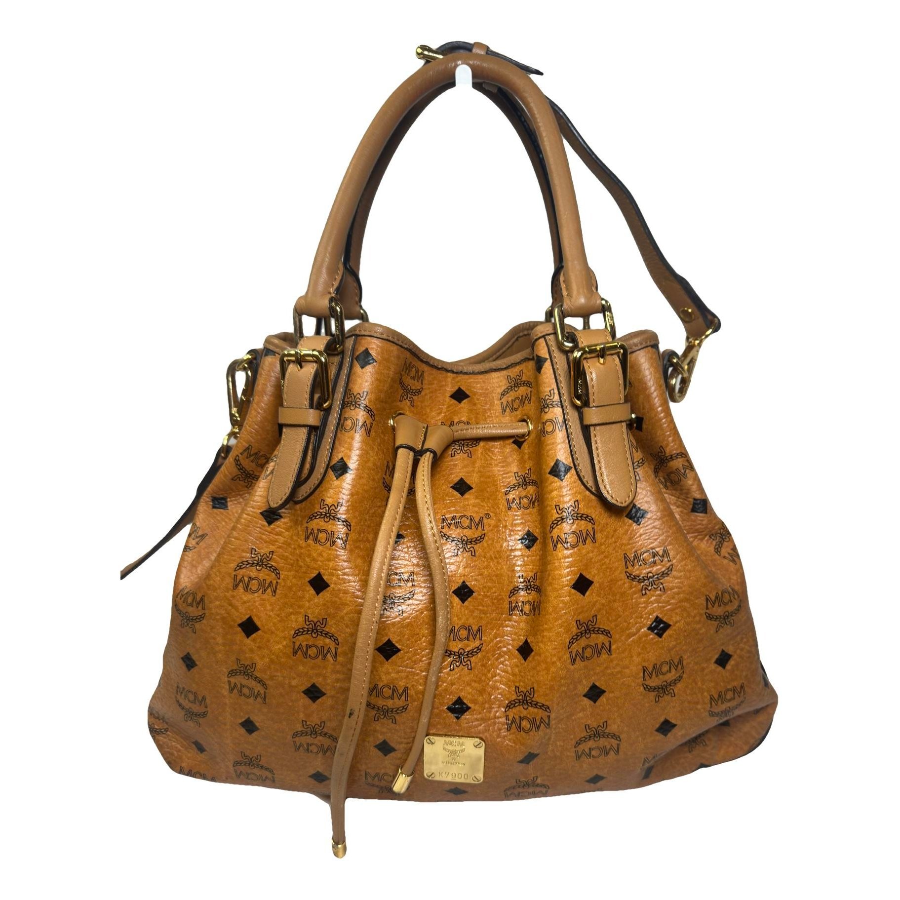 Heritage Drawstring leather handbag
