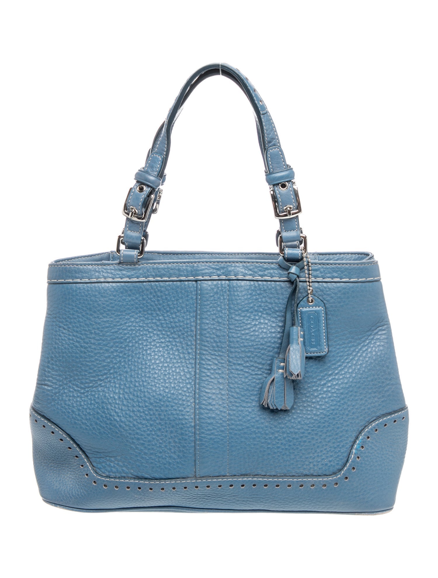 Leather Top Handle Bag