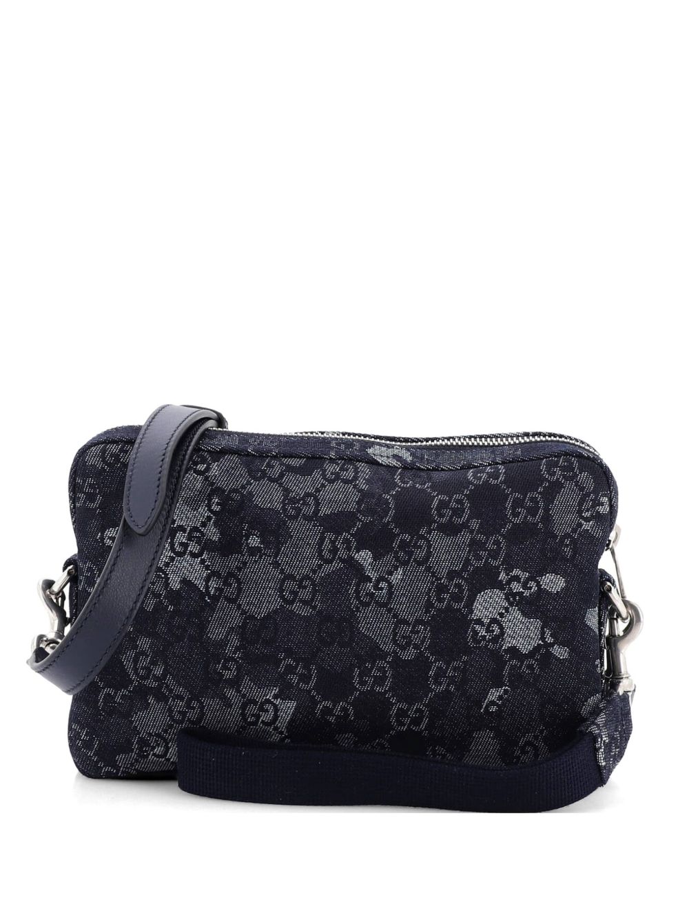 Convertible Camouflage GG Denim crossbody bag