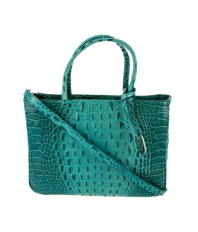 Furla Embossed Leather Top Handle Bag W Tags