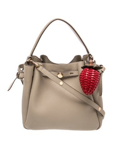 Tory Burch Leather Romy Bucket Bag