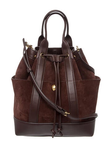 Suede Bucket Bag