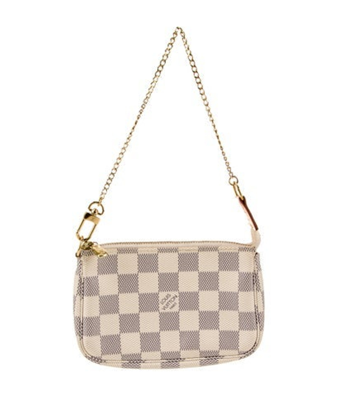 Louis Vuitton Vuitton Damier Azur Pochette Accessoires Mini