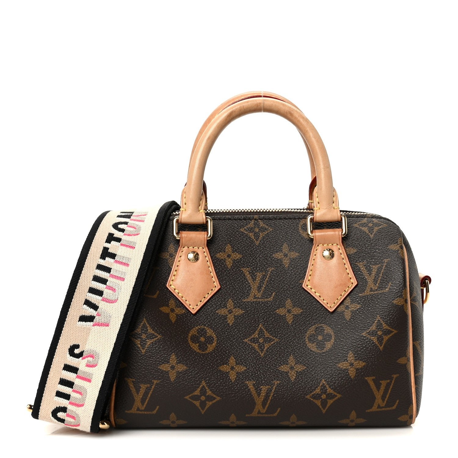 Louis Vuitton Louis Vuitton Monogram Speedy Bandouliere 20 Black