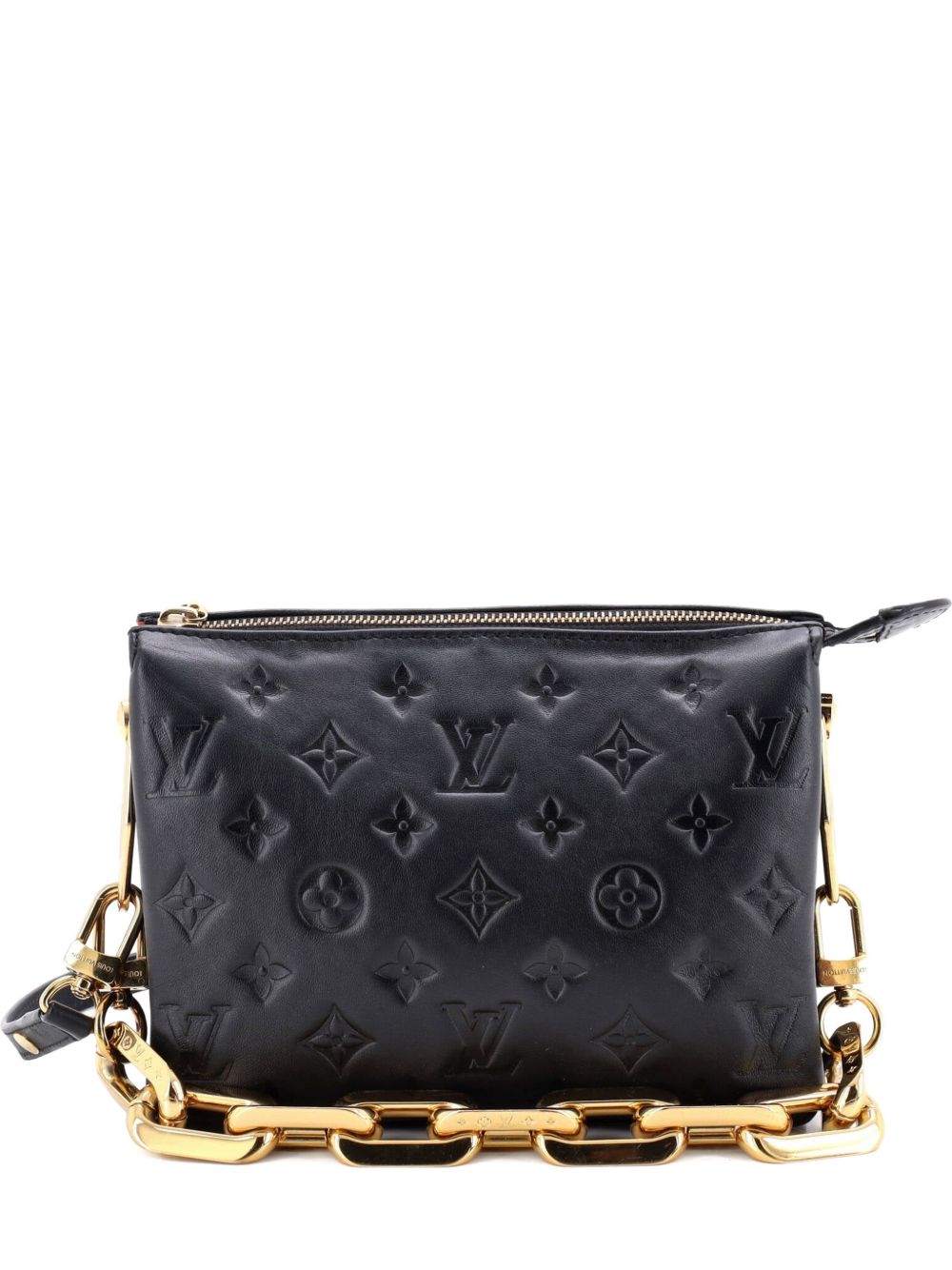 Coussin Bag Monogram Embossed Lambskin BB crossbody bag