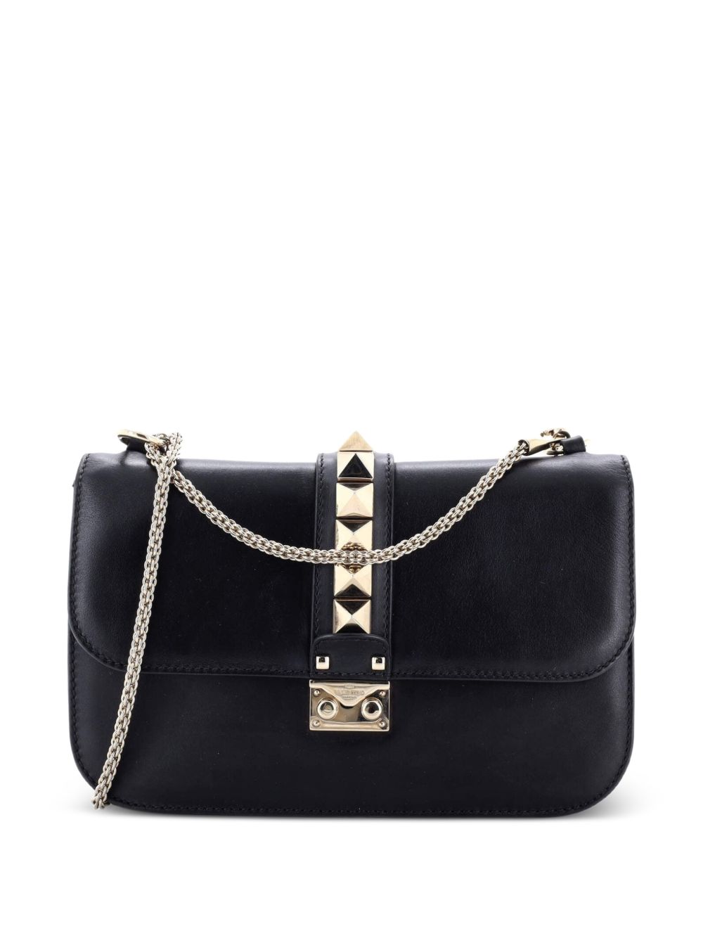Valentino Garavani Glam Lock Leather Medium shoulder bag