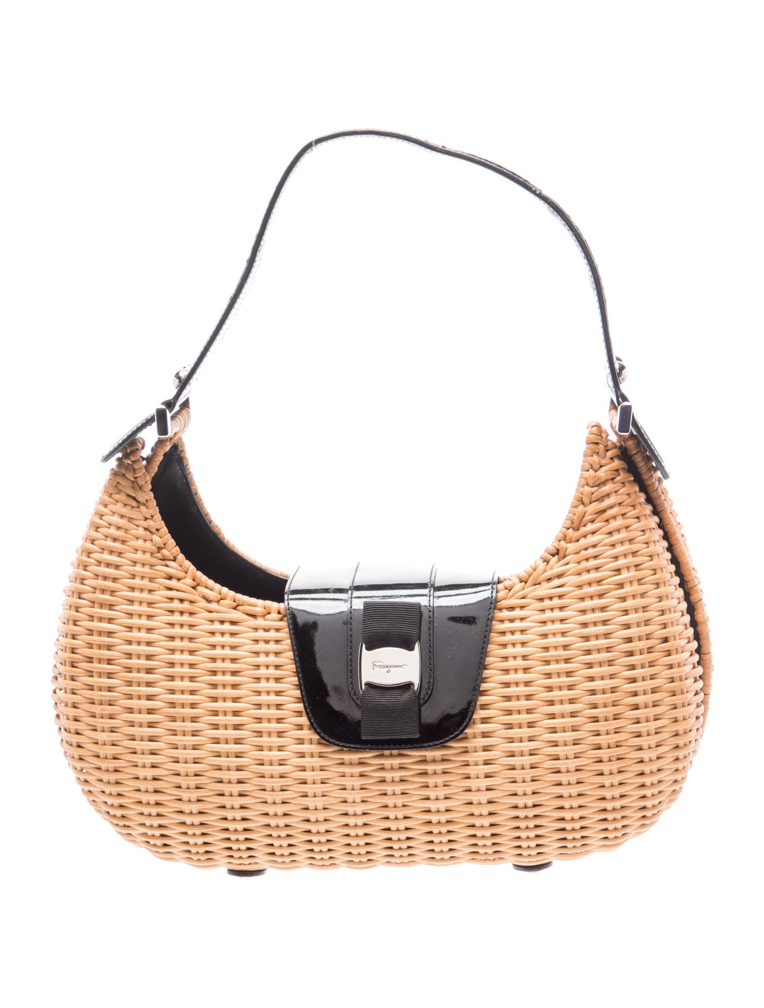 Ferragamo Wicker Shoulder Bag