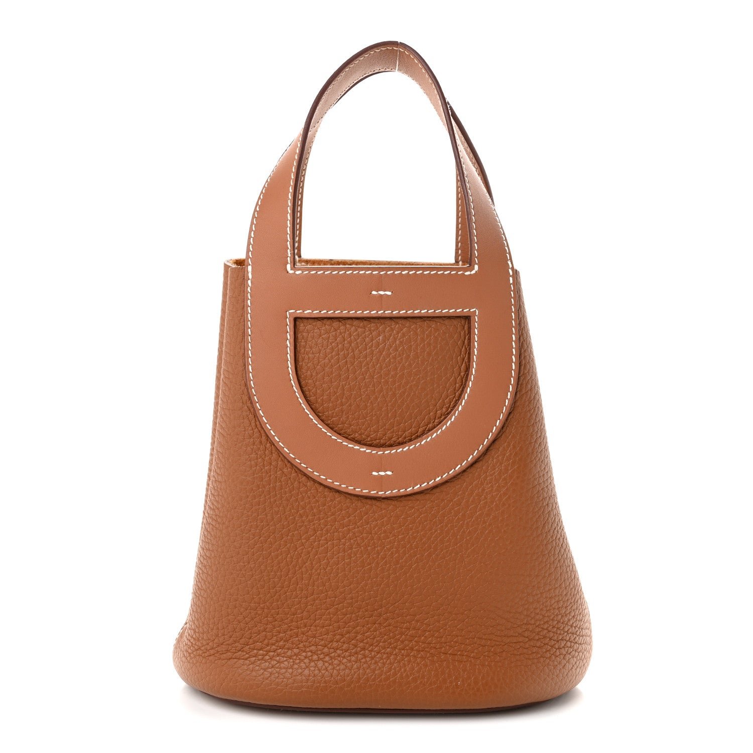 Hermes Taurillon Clemence Swift In-The-Loop 18 Bag Gold