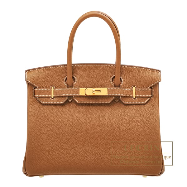 Hermes Birkin bag 30 Gold Togo leather Gold hardware