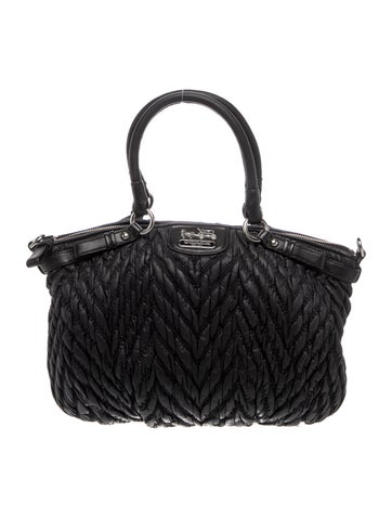 Coach Leather Top Handle Bag