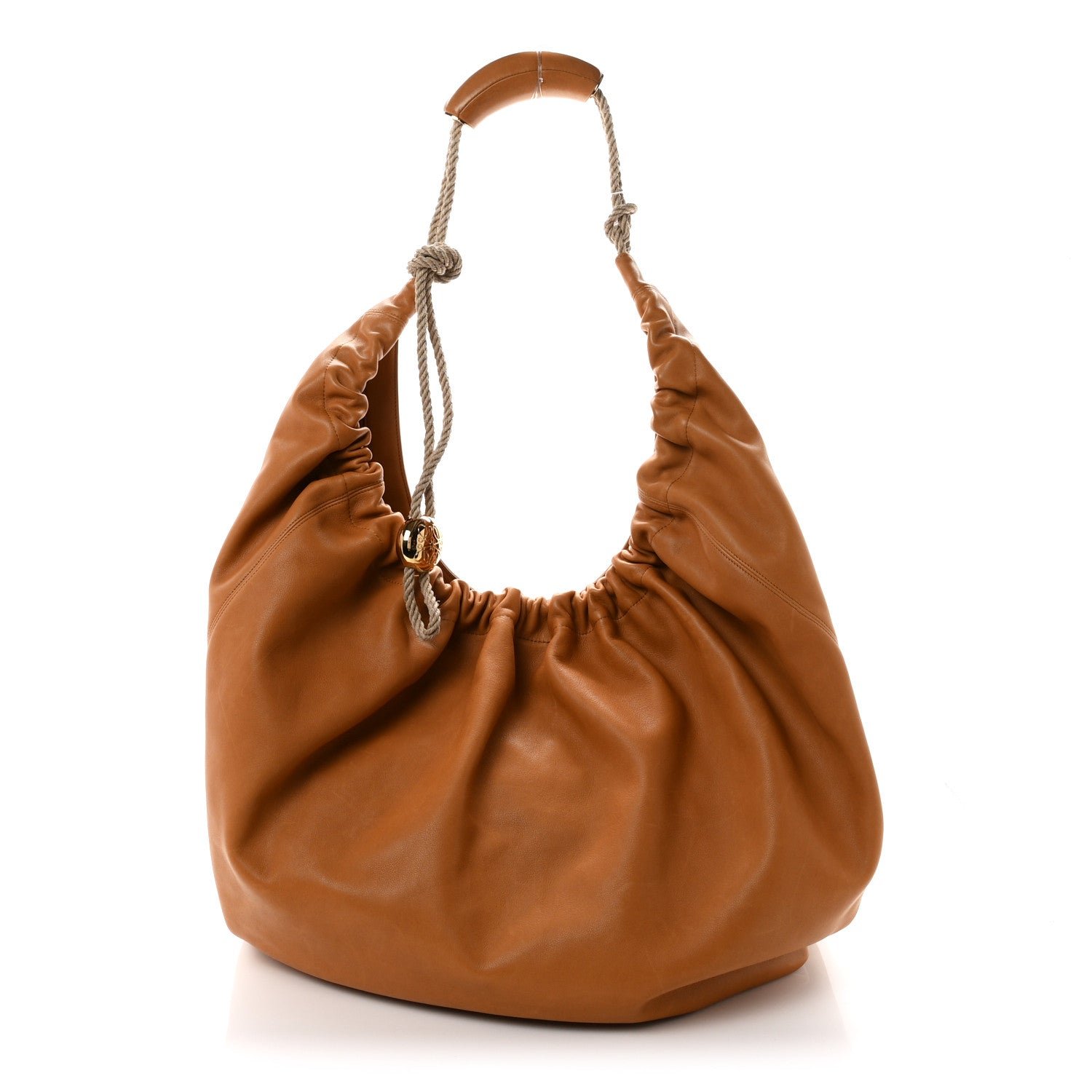 Loewe Nappa Rope Squeeze XL Bag Tan