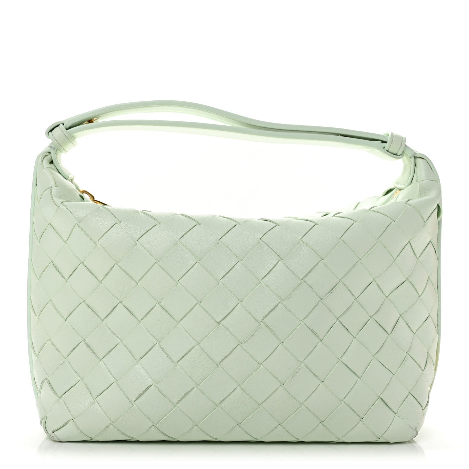 Bottega Veneta Calfskin Nappa Intrecciato Mini Wallace Glacier Muse
