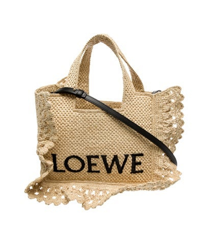 Loewe Raffia Top Handle Bag 2025