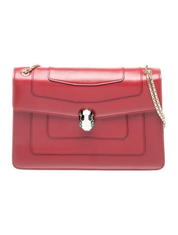 Bvlgari Leather Shoulder Bag