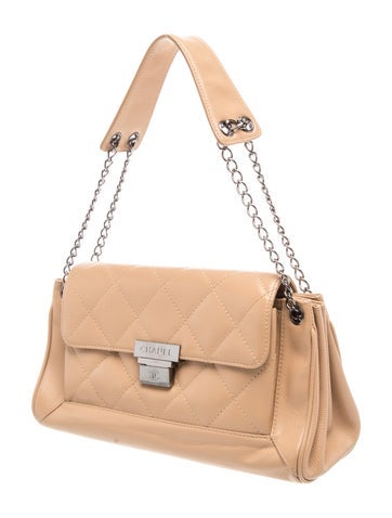 Quilted Accordion Flap Bag