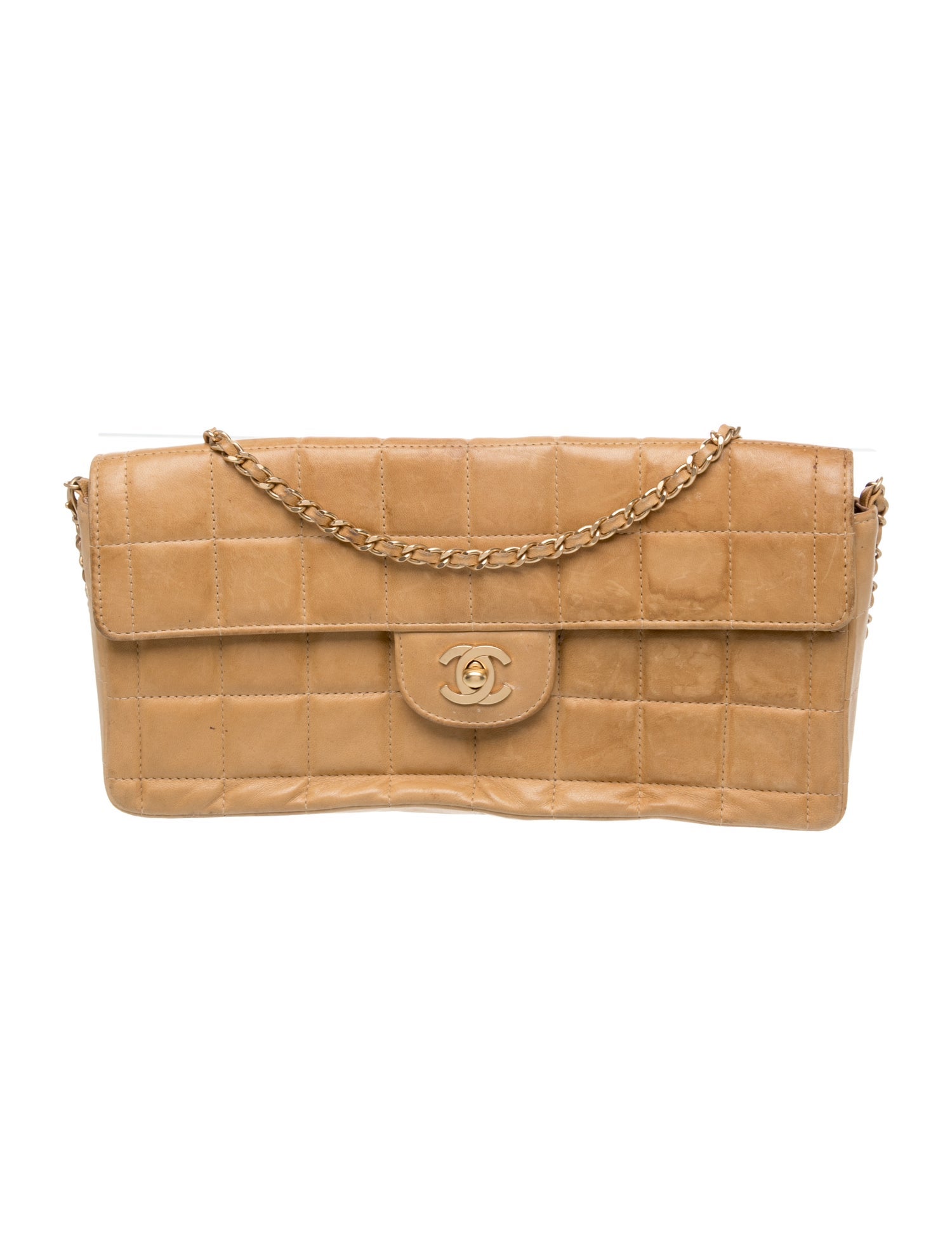 Square Quilt E/W Flap Bag