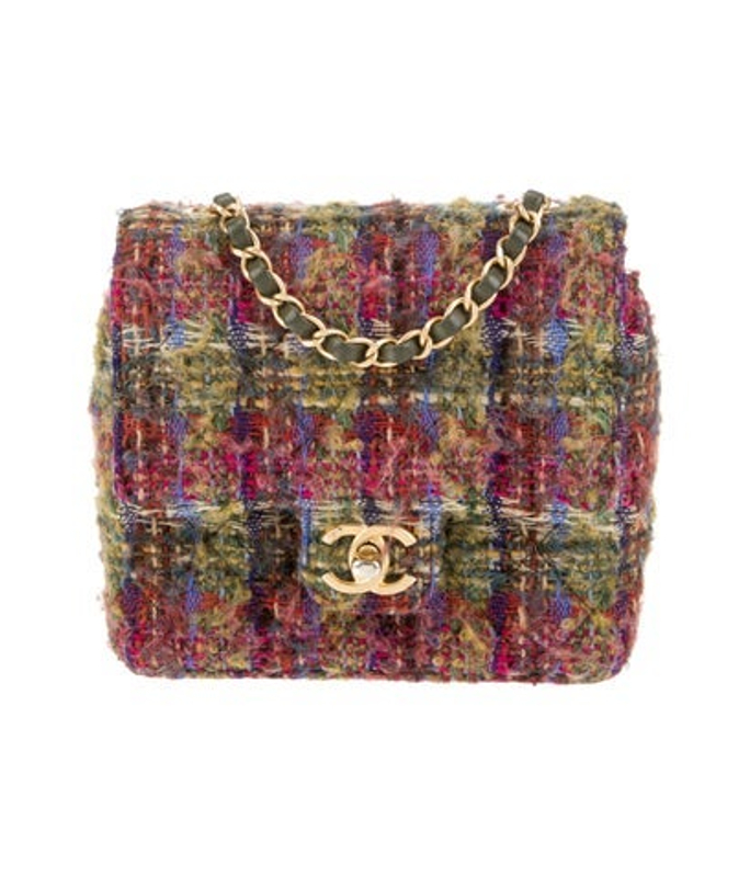 Chanel Classic Tweed Mini Square Flap Bag