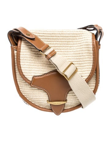 Straw Messenger Bag