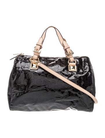 Michael Kors Patent Leather Top Handle Bag