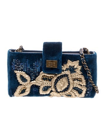 Velvet O-Phone Holder Crossbody Bag
