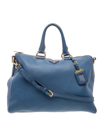 Vitello Daino Leather Top Handle Bag
